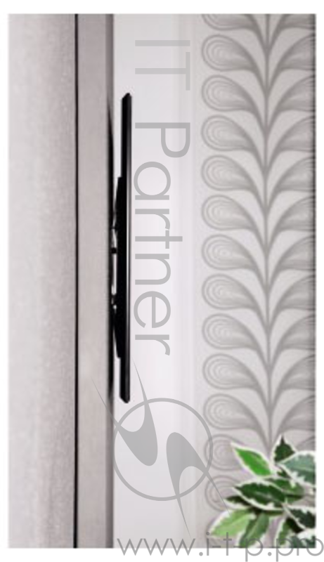 Кронштейн для телевизора Hama черный 10-47 макс.25кг настенный фиксированный