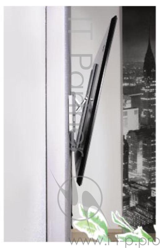 Кронштейн для телевизора Hama Motion черный 10-47 макс.25кг настенный наклон