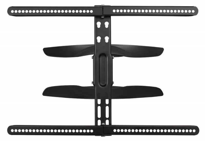 Кронштейн для телевизора Hama H-118634 черный/белый 32-65 макс.40кг настенный поворотно-выдвижной