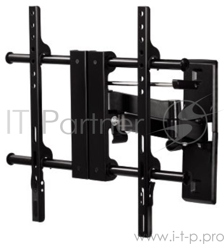 Кронштейн для телевизора Hama H-108730 черный 23-50 макс.45кг настенный поворотно-выдвижной и накл
