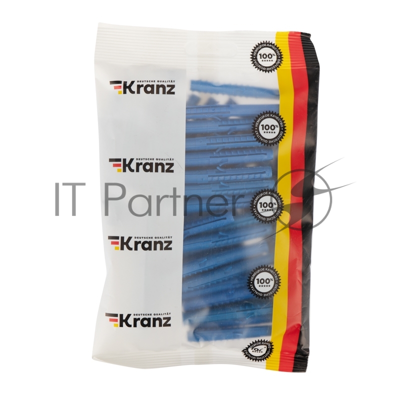 Дюбель распорный KRANZ 8х80, синий, пакет (50 шт./уп.)