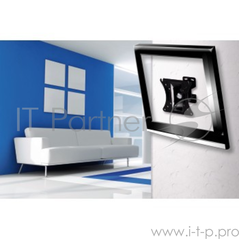 Кронштейн для телевизора Hama H-108752 черный 10-26 макс.10кг настенный наклон