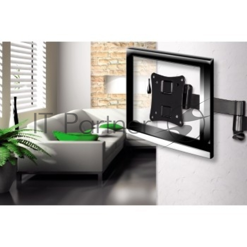 Кронштейн для телевизора Hama H-108723 черный 10-26 макс.25кг настенный поворотно-выдвижной и накл