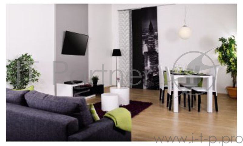 Кронштейн для телевизора Hama FULLMOTION черный 10-42 макс.20кг настенный поворот и наклон