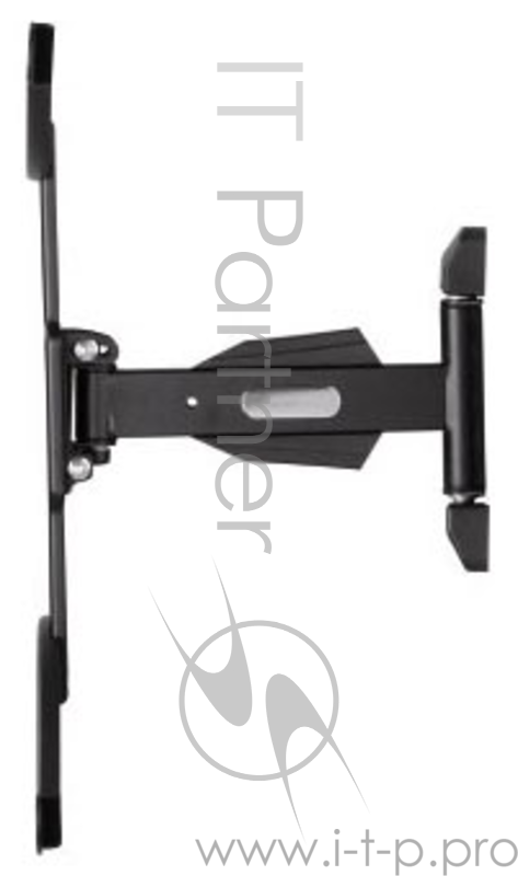 Кронштейн для телевизора Hama Fullmotion H-118630 черный 32-56 макс.25кг настенный поворот и накло