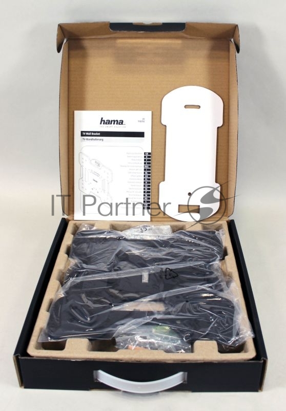 Кронштейн для телевизора Hama FIX TV Premium черный 19-48 макс.25кг настенный