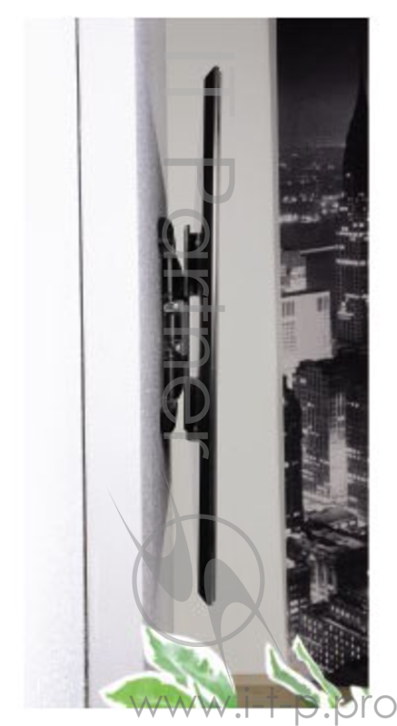 Кронштейн для телевизора Hama Fullmotion H-118619 черный 32-56 макс.25кг настенный поворот и накло