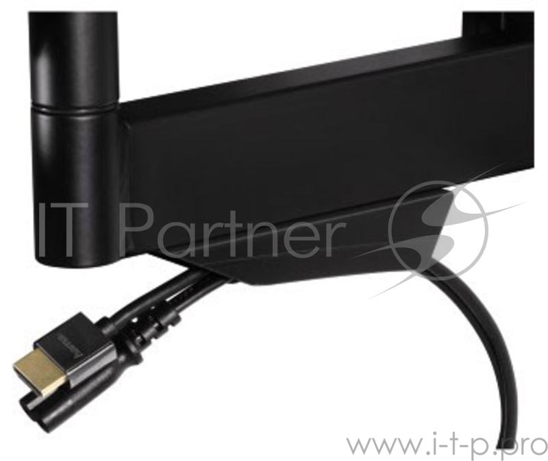 Кронштейн для телевизора Hama Fullmotion H-118619 черный 32-56 макс.25кг настенный поворот и накло