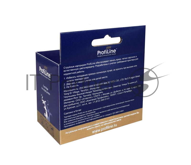 Струйный картридж PL-C2P23AE (№934XL) для принтеров HP OfficeJet Pro 6230/6830 с чернилами на водной основе Black ProfiLine