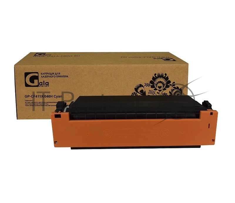 Картридж GP-CF411X №410X для принтеров HP LaserJet Pro M477/M452 Cyan 5000 копий GalaPrint