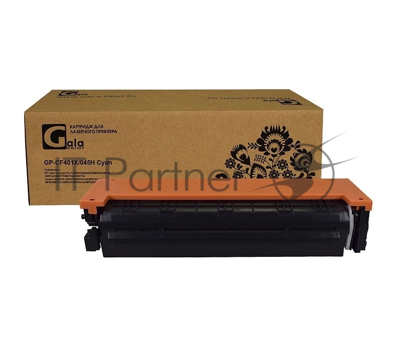 Картридж GP-CF401X №201X для принтеров HP Color LaserJet Pro M252/MFP277 2300 копий Cyan GalaPrint