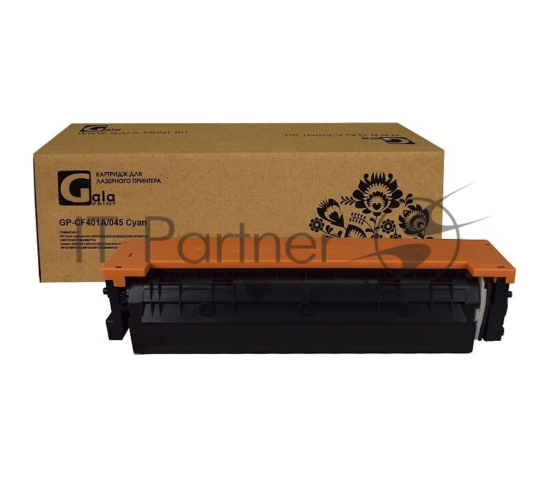 Картридж GP-CF401A №201A для принтеров HP Color LaserJet Pro M252/MFP277 1400 копий Cyan GalaPrint