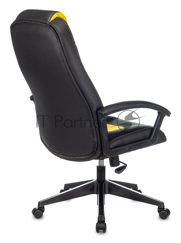 Кресло игровое Zombie 8 черный/желтый искусственная кожа крестовина пластик