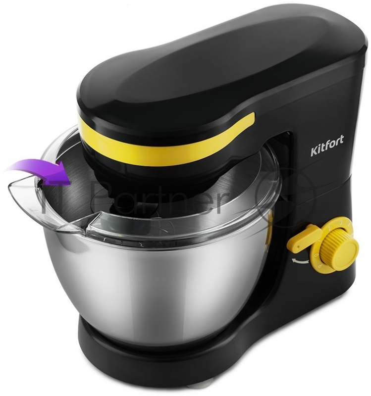 Планетарный миксер КТ-3044-3 (черно-желтый)