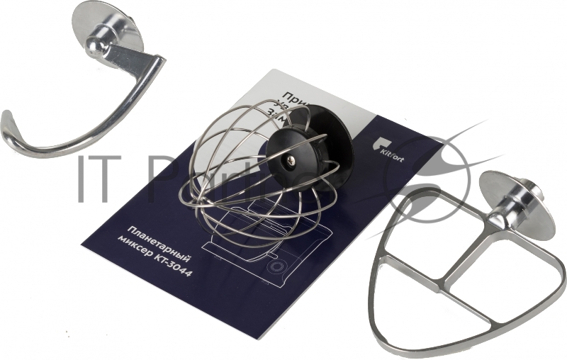 Миксер планетарный Kitfort КТ-3044-1 черный/фиолетовый