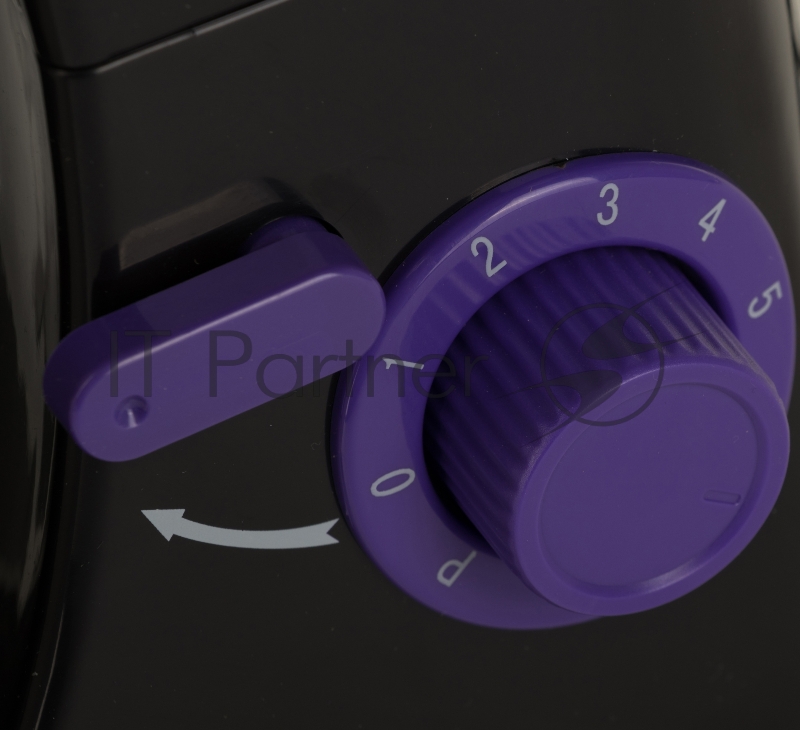 Миксер планетарный Kitfort КТ-3044-1 черный/фиолетовый