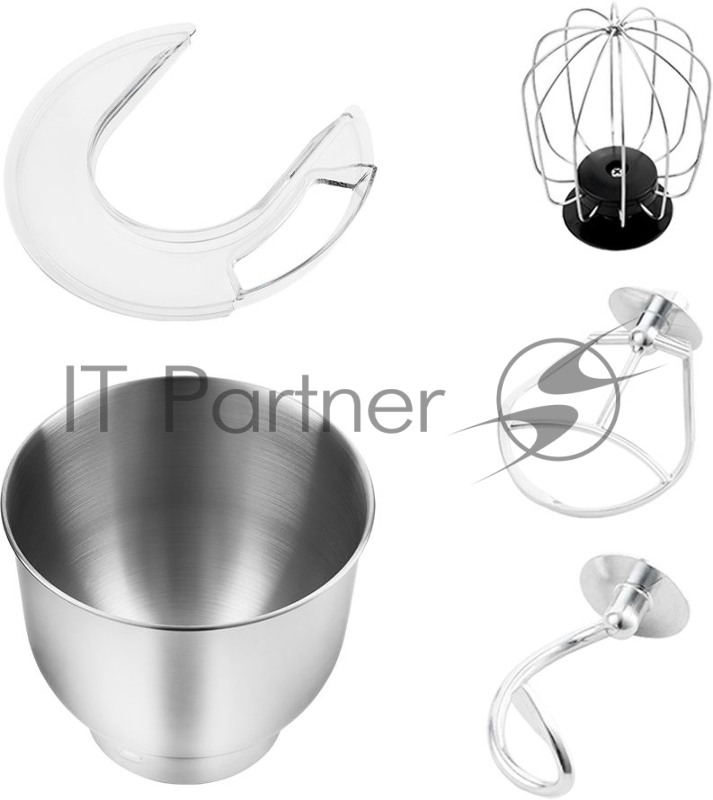 Миксер планетарный Kitfort КТ-3046-2 черный/бирюзовый