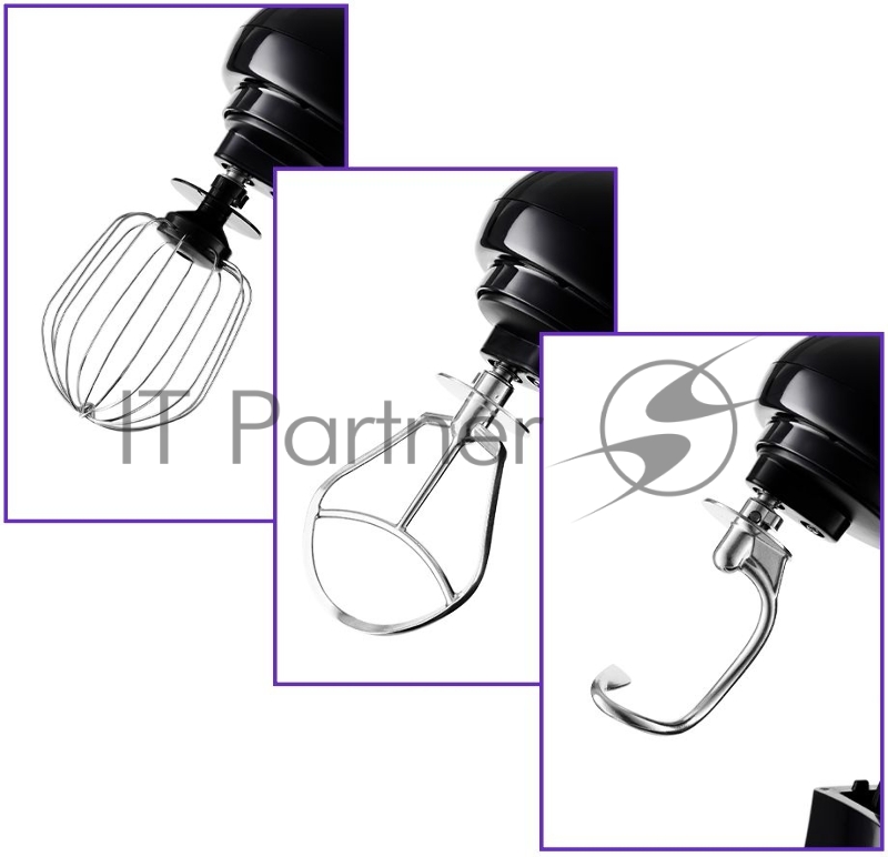 Миксер планетарный Kitfort КТ-3046-2 черный/бирюзовый