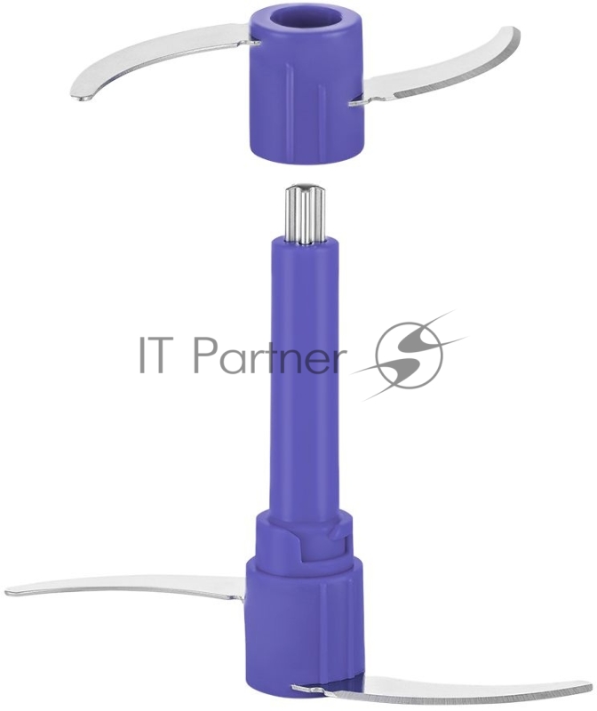 Измельчитель электрический Kitfort КТ-3050-1 белый/фиолетовый