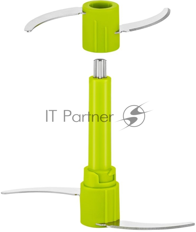 Измельчитель электрический Kitfort КТ-3050-2 белый/салатовый