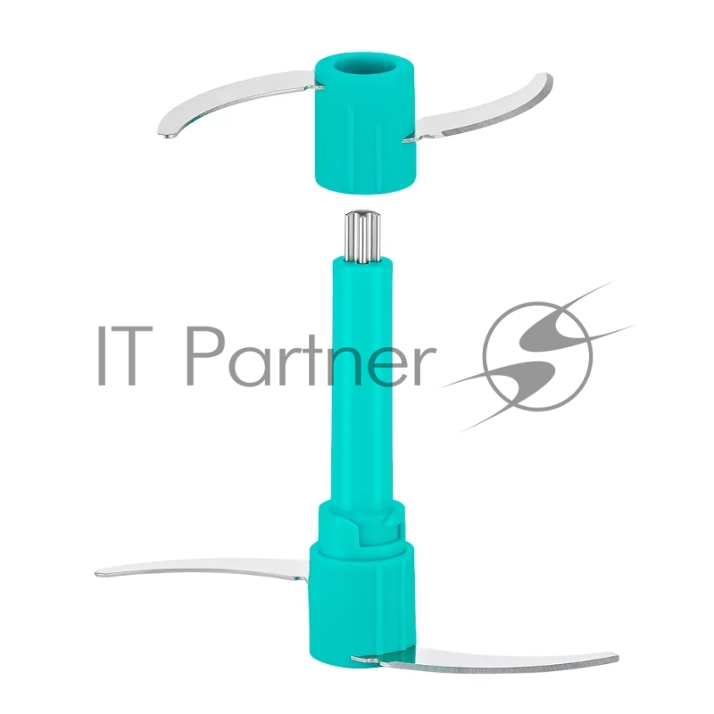 Измельчитель электрический Kitfort КТ-3050-3 белый/бирюзовый