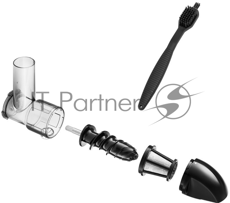 Соковыжималка шнековая Kitfort КТ-1125 черный