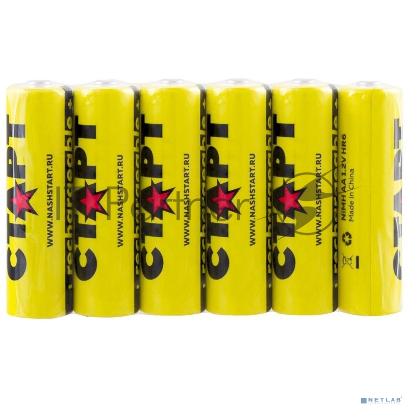 Батарейки СТАРТ HR6 AA 2300mah NIMH-SH6 42/504 (6 шт)