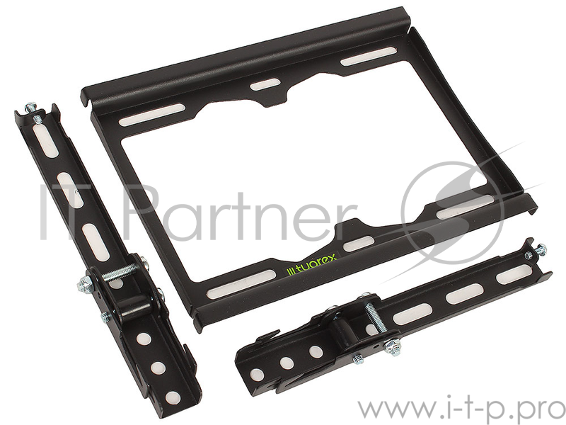 Кронштейн Tuarex OLIMP-116 black, настенный для TV 15-48, от стены 25мм, угол 0-12, макс 35кг, VES