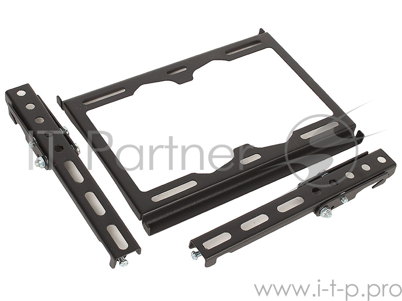 Кронштейн Tuarex OLIMP-116 black, настенный для TV 15-48, от стены 25мм, угол 0-12, макс 35кг, VES