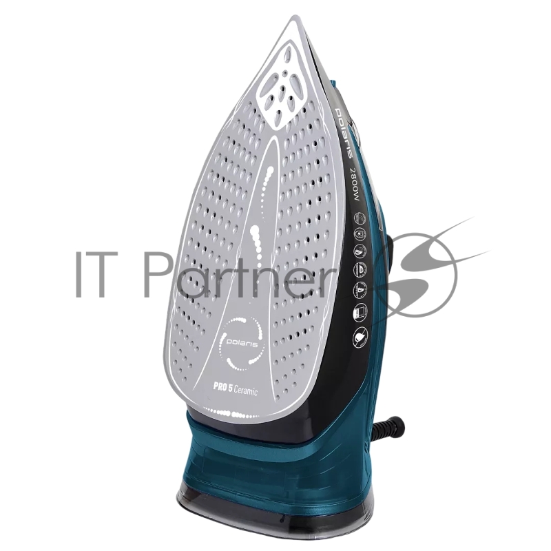 Утюг POLARIS PIR2821AK 3m черный/бирюзовый 2800Вт