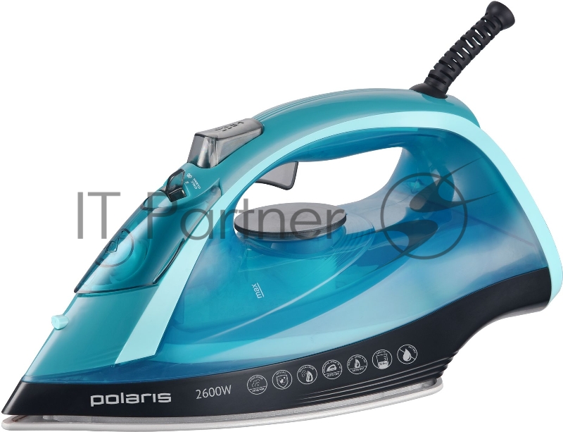 Утюг POLARIS PIR2668AK 3m Бирюзовый/черный 2600Вт