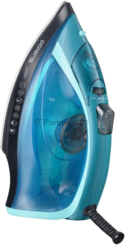 Утюг POLARIS PIR2668AK 3m Бирюзовый/черный 2600Вт