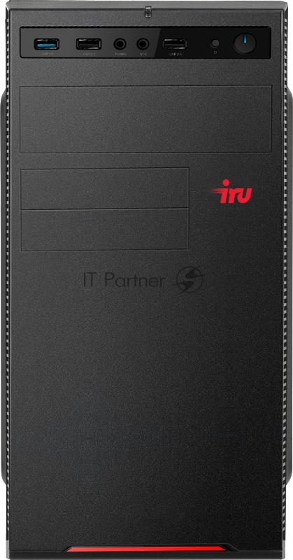 ПК IRU Home 315 MT i5 9600 (3.7)/8Gb/SSD250Gb/GTX1660 6Gb/Free DOS/GbitEth/500W/черный
