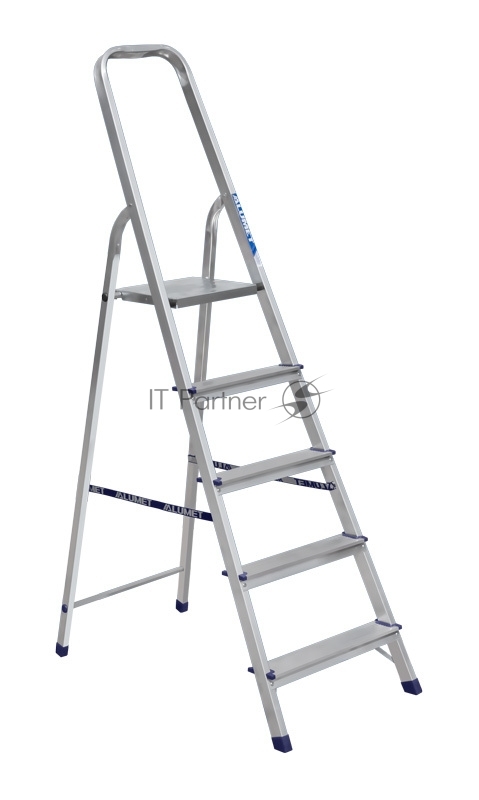 Стремянка Alumet АМ705 алюминий 5ступ. H3.1м макс.нагр.:150кг