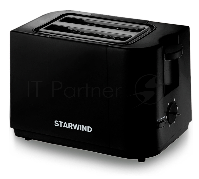 Тостер Starwind ST2103 700Вт черный/черный