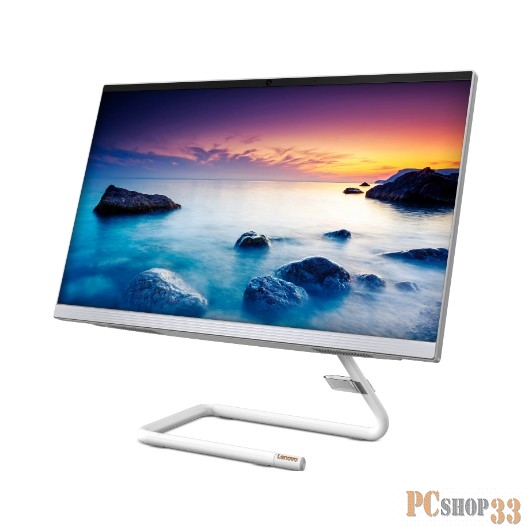 Моноблок Lenovo IdeaCentre AIO 3 24IMB05 23.8(1920x1080)/Intel Core i3 10100T(3Ghz)/8192Mb/256SSDGb/D UHD Graphics 630/BT/WiFi/war 1y/5.87kg/white/DOS + Клавиатура, мышь USB