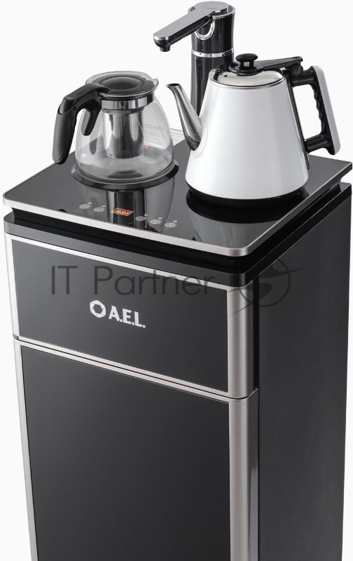 Кулер AEL Teabar LK-AEL-51a напольный электронный черный/серебристый