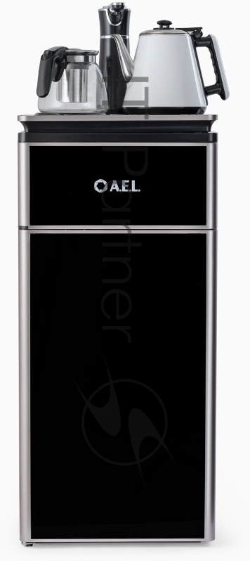 Кулер AEL Teabar LK-AEL-51a напольный электронный черный/серебристый