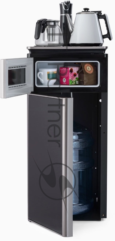 Кулер AEL Teabar LK-AEL-51a напольный электронный черный/серебристый