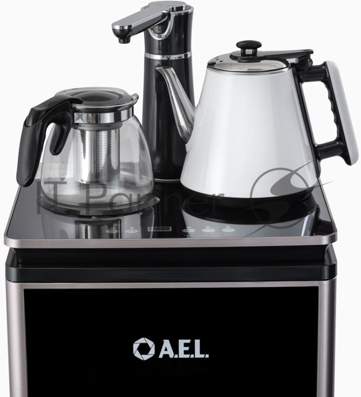 Кулер AEL Teabar LK-AEL-51a напольный электронный черный/серебристый