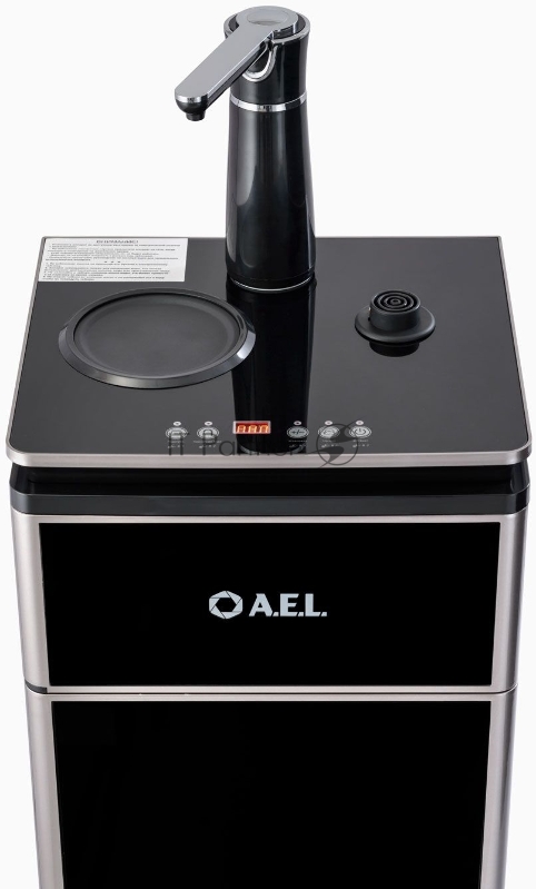 Кулер AEL Teabar LK-AEL-51a напольный электронный черный/серебристый