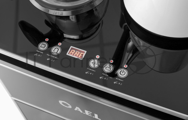 Кулер AEL Teabar LK-AEL-51a напольный электронный черный/серебристый