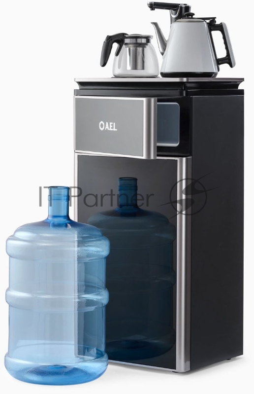 Кулер AEL Teabar LK-AEL-51a напольный электронный черный/серебристый