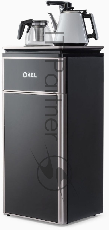 Кулер AEL Teabar LK-AEL-51a напольный электронный черный/серебристый