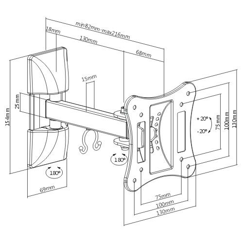 Кронштейн ITech LCD32B