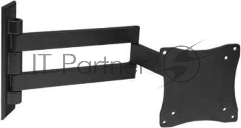 Кронштейн ARM Media LCD-7101 BLACK для LCD/LED ТВ 15-26, настенный, 4 степени свободы, VESA 75/100
