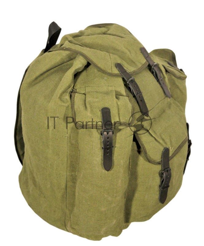 Рюкзак СССР, брезент, кожа 45л.