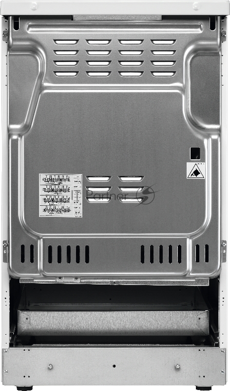 Электрическая плита со стеклокерамикой ELECTROLUX RKR540200X, 50см шириной, нержавеющая сталь c Anti Finger Print, мультифункциональная электрическая духовка, электрический гриль, электронное управление с отключением духовки, 6 режимов, полезный объё