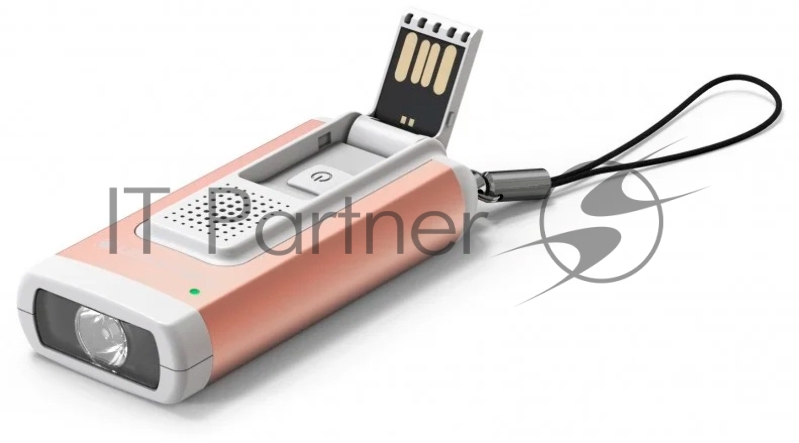 Фонарь брелок Led Lenser K6R Safety розовый/серебристый лам.:светодиод. (502581)