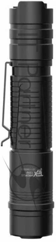 Фонарь ручной Led Lenser TFX Propus 1200 черный лам.:светодиод. 18650/CR123x1 (502555)